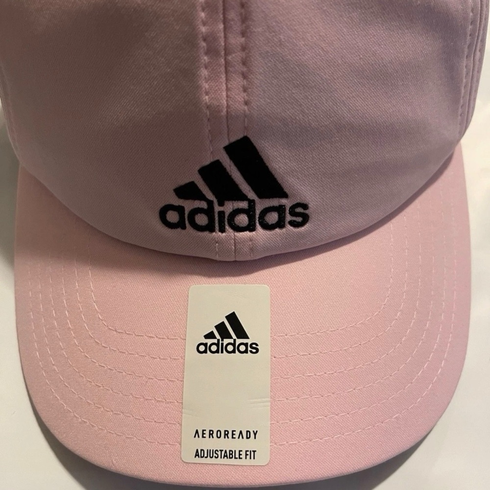 Adidas True Pink and Black Cap